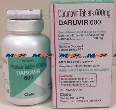 ДАРУНАВИР Darunavir (PREZISTA 600 MG 60 TABLETS)