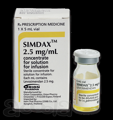 Левосимендан Levosimendan (SIMDAX 2.5 MG 5 ML.VIAL)