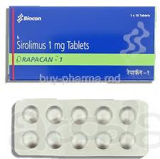 Сиролимус Sirolimus (RAPAMUNE 1 MG 100 TABLETS)